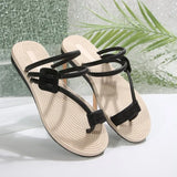 Flip Flops WomensShoes Flat Summer Slippers  Folded Flip Casual Fashion Bohemian Flops Dress Sandals Women