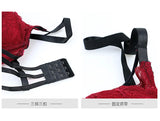 Summer Christmas Lingerie Set Red Lace Bra Lightweight Low Back Support Comfort Bralette Pure Desire AU Sizes MOYISU Sexy Tushy