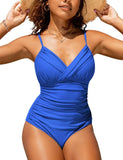 S - XXL Sexy Wrinkled One Piece Swimsuit Women Swimwear Female Monokini Swimsuits 2025 Bathing Suit Swim Beach Wear Bodysuit