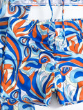 New Sexy 3 Pieces Suit for Women Neck Hanging Bikini Set+Cover-up Swimwear Sunproof Tankini High Waist Shorts Swimsuit Beachwear