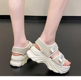 New Sports Sandals for Women Flat Bottomed Beach Shoes Thick Soled Casual Women Shoes Sandalias De Mujer 2025