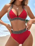 Bikini tankini swimsuit Greek goddess style bikini push up backless swimsuit