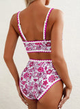 New Sexy Bikinis Print Swimsuits Women's Swimwear Push Up Female Beach Swim Wear Bathing Suits High Waist Bikini Set Pool Bather