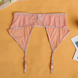 Toucheart Fantasia Lingeries Sexy Female Seamless Bra Kit Push Up Tulle Transparent Underwear Suspenders Complete Lace Bra Sets