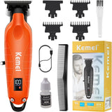 Kemei 2293 Men Zero Gapped Cordless Hair Clipper Professional Hair Beard Trimmer Barber Rechargeable Finish Hair Cutting Machine