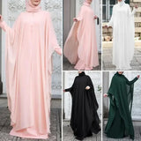 Eid Muslim Abayas for Women Modest Two Pieces Dresses Islam Vestidos Arab Long Robe Jalabiya Ramadan Morocco Dubai Kaftan