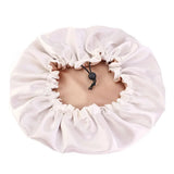 Newly Women's Satin Solid Sleeping Hat Night Sleep Cap Hair Care Bonnet Nightcap For Women Men Unisex Cap bonnet