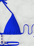 2026 Halter Rhinestone Diamond Bikini Women Swimsuit Female Swimwear Two-piece Bikini Set High Cut Bathing Suit Swim Beach Wear