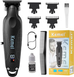Kemei 2293 Men Zero Gapped Cordless Hair Clipper Professional Hair Beard Trimmer Barber Rechargeable Finish Hair Cutting Machine