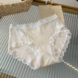 2026 Womens Cotton Lace Pretty Underwear Hipster Stretch Breathable Thongs Plus Size Briefs Woman Panties трусы женские 부부생활 속옷