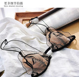 Summer French Front Closure Bralette Set Ultra Thin Breathable Sexy Lace Lingerie Comfy Everyday Wear for Women S-XL MOYISU Bras
