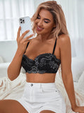 Women's embroidered lace lingerie with steel rims gathered push ups adjustable shoulder straps comfortable fit bra B6106