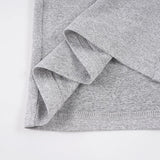 American knitted mid-waisted trousers, simple low-waisted straight loose casual trousers