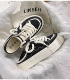 Women's Shoes White  New Canvas Shoes Breathable Comfortable Platform Outdoor Casual Sports Shoes Zapatillas De Mujer