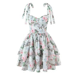 Purely Alluring Printed Strap Dress 2026 Spring Summer New Slim-Fit Fluffy Short Dress For Women Pure Desire Casual Elegant 3XZ9