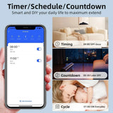 16A MINI Wifi Switch DIY Smart Home 2-way Control Relay Smart LIfe APP Control Remotely Timer Works With Alexa Google Home Alice
