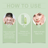 HOYGI Hyaluronic Acid Cleanser Anti Acne Oil Control Blackhead Remover Skin Cleansing Gel Brightening Pore Cleaning Face Wash