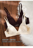 Elegant Deep V Rabbit Ear Bra 2026, Wireless Invisible Summer Bralette, Breathable Comfort Bra for Small Chest, Sophisticated
