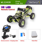 WLtoys 12428 1:12 4WD RC Off-Road Racing Car – 50KM/H High Speed Alloy Climbing Truck with LED Lights