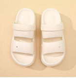 Women Summer Platform Sandals Thick Sole Home Street Slippers Soft EVA Girls Student Daily Walking Shoes 2 Way Wear Sandalias