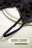 Summer French Lace Halter Bra Set Pure Sensual Beachwear Lightweight Mesh Bralette Backless Wirefree Comfort AU MOYISU Sexy Bra