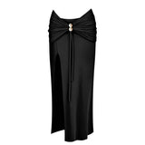 2026 One Piece Swimsuit With Cover Up Trend Swimsuit Women Swimwear Black Swim Suit Bodysuit Bathing Suit Beach Wear