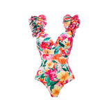 2026 New Fashion High Quality One Piece Swimsuit Skirt Swimsuit Print Padded Swimwear Women Slimming Bathing Suit Beach Wear