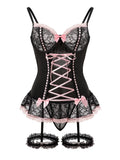 Women's Sexy Lingerie Lace Bra Set Erotic Underwear Set Bralette Bra and Panty Garter Set Sex Hot Erotic Sleepwear