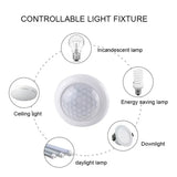 AC110-240V Automatic Sensor Light Switch LED PIR Infrared Motion Sensor Detection Mini LED Sensitive Night Light Indoor Outdoor