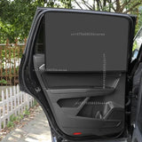Car Magnetic Window Sunshades With 4/2pc UV Protection Function Privacy Sunshade Window Cover Middle Plate Privacy Curtain amagi
