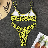 2026 Snake Leopard Brazilian Bikini Female Swimsuit Women Swimwear Two Pieces Bikini Set High Cut Bathing Suit Swim Beach Wear