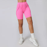 Yoga Shorts Women Fitness Shorts V-shaped Waist Running Cycling Shorts Breathable Sports Leggings Workout Gym Shorts
