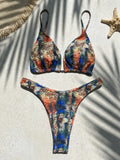 Micro Swimwear Sexy Women's swimsuit String Bikinis Brazilian Bikini Set Print Biquini Bathing Suit Swim Suit Beachwear