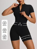 Woman Bodysuit Sportswear Woman Gym Sexy Seamless Jumpsuits Butt-Lift Bodysuit For Fitness Party Shorts Tummy Control Jumpsuits