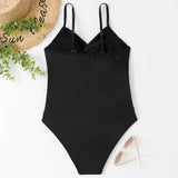 S - XXL Sexy Wrinkled One Piece Swimsuit Women Swimwear Female Monokini Swimsuits 2025 Bathing Suit Swim Beach Wear Bodysuit