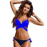 10 Colors Sexy Bikini S-2XL Swimwear Swimsuit Women Cross Bandage Bikinis Set Bathing Suit Female Push Up 2026 Bikini Brasileno