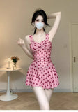 Conservative and Slimming One-piece Skirt Style Fashionable and Sexy Beach Vacation Hot Spring Swimsuit for Women