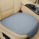 Universal Size Anti-slip Car Seat Cover Car Seat Front Seat Protector Cushion Linen Fabric Car Accessories No Backrest