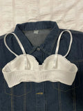 Japanese Manga Minimizer Bra Half Cup Demi Style Wireless Comfort Support Anti Sagging Lingerie Set for Large Bust 32-38 AB USA