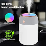 USB Car Humidifier with Color Night Light - Portable Cold Mist Sprayer and Fragrance Oil Diffuser for a Refreshing Drive Amagi