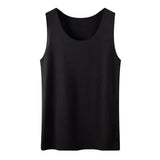 Women Bottoming Vest Sleeveless Ice Silk Seamless Stretchy Round Neck Dry Dry Cooling Camisole Summer Office Vacation Basic Top