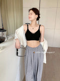 Wireless Support Bra Small Breasts, European Style Push Up Bralette, No Underwire No Padding Anti-Sagging Comfort, Autumn Winter