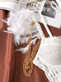 Fashionable New Sexy Lace Spliced Flower Embroidery Mesh Backless Deep V Suspenders Sleeveless Bodysuits Charming Casual H2F1