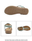 2026 New Shoes for Women Bohemia Crystal Sandals Women Shoes Rhinestone Lady Flip Flops Pearl Slip on Flat Beach Shoes