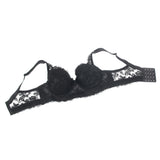 White Lace Underwire Bra for Women Plus Size Push Up Adjustable Straps 4 Hook Back Closure Daily Lingerie