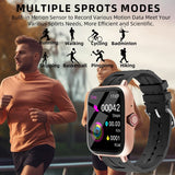 Men Women Smart Watch 1.83'' Waterproof  Fitness Sports Watch Answer Call Sleep Sport Pedometer Information Alerts Smartwatch