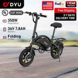 【1 Year Warranty】DYU D3F Electric Bicycle Peak 500W Motor 36V7.8AH Lithium Battery Electric Bike,20mph city E-bike UL2849