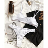New Sexy Mini Micro Thong Bikini Women Swimwear Female Swimsuit Two-Pieces Bikini Set Padded Bather Bathing Suit Swim Lady V3077
