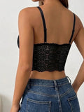 Women's Sexy Floral Lace Bralette Push Up Crop Cami Top Mesh Unlined Wireless Bra Comfortable Female Lingerie Underwear