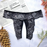 Lace Romantic Floral Thong Soft Women's Underwear G-string Comfortable Female Lingerie